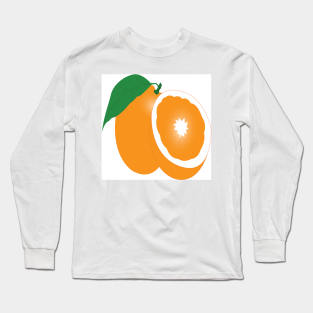 Delicious Orange Fruit Long Sleeve T-Shirt